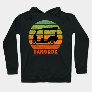 Bangkok Tuk Tuk On A Rainbow Of Colors Hoodie